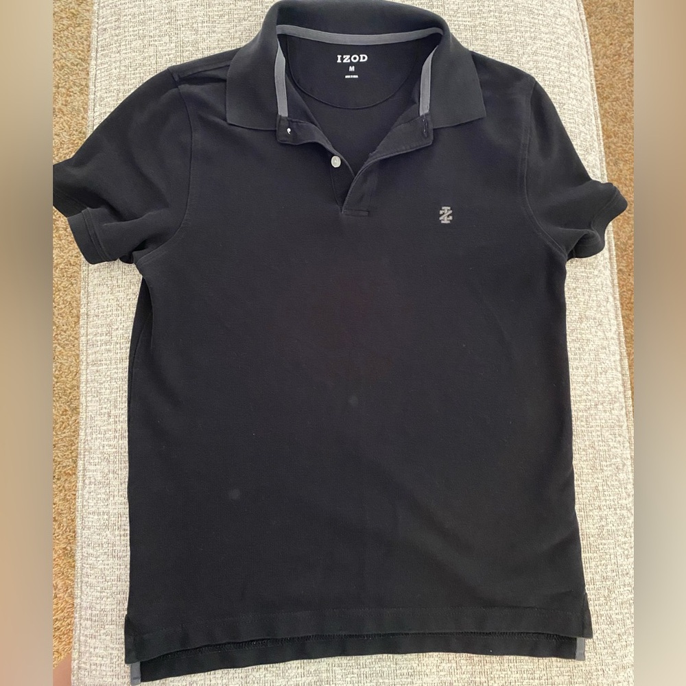 Izod Men's Polo Shirt in Black